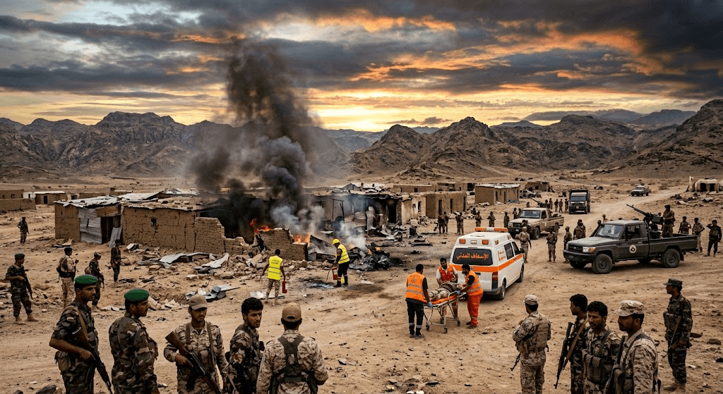 Tragedy in Yemen: Devastating Houthi Missile Strike Leaves 58 Dead and Hundreds Injured