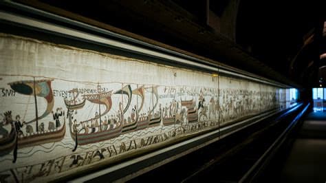 Dead-of-night operation brings famed Bayeux Tapestry back to Britain after nearly 1,000 years
