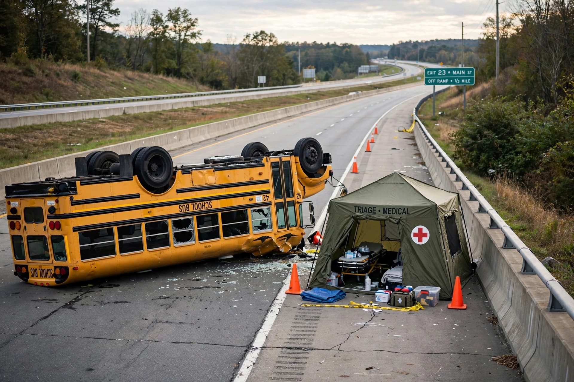 A Precautionary Journey to the Hospital After a Morning Crash