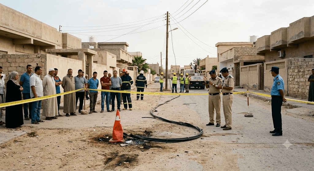 Tragedy in Tajoura: Man Killed Instantly After Contact with Fallen 11kV Power Line