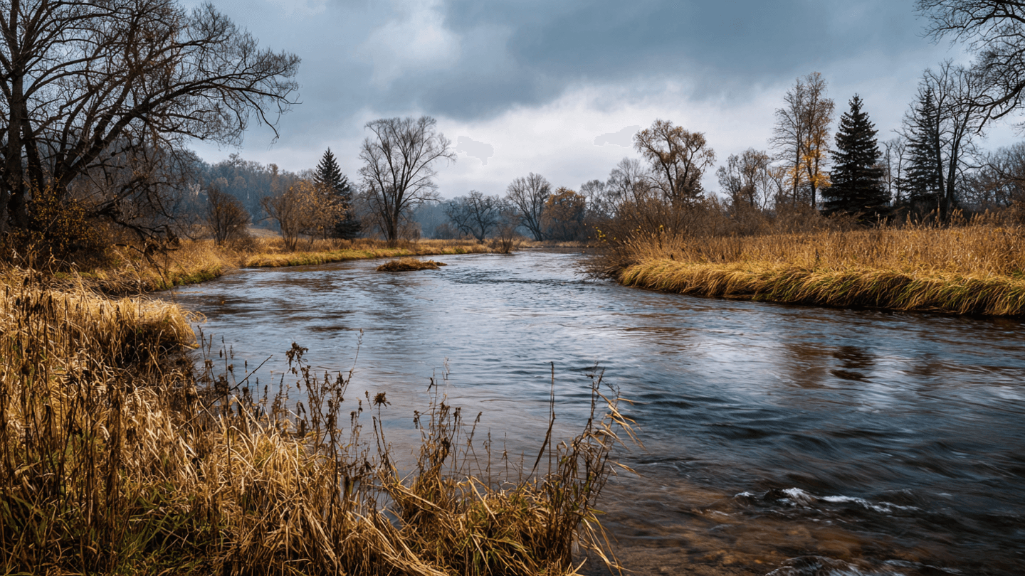  Where the Slow River Winds in Gray: Quiet Musings on an Uncertain Dawn Search