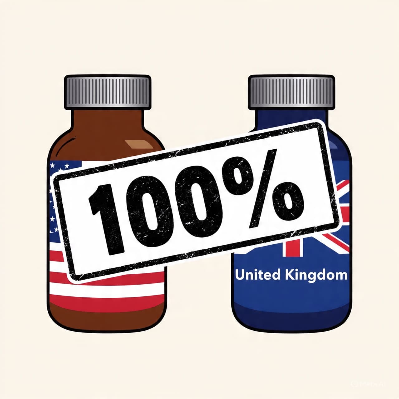 U.S. Considers 100% Tariffs on British Pharmaceuticals