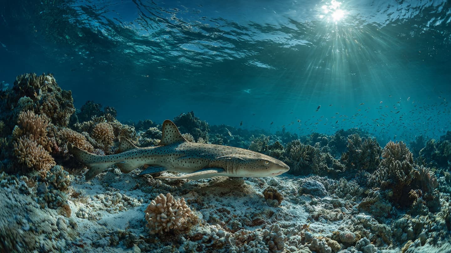 In Papua New Guinea's Reefs, a Shark Walks Where Others Swim