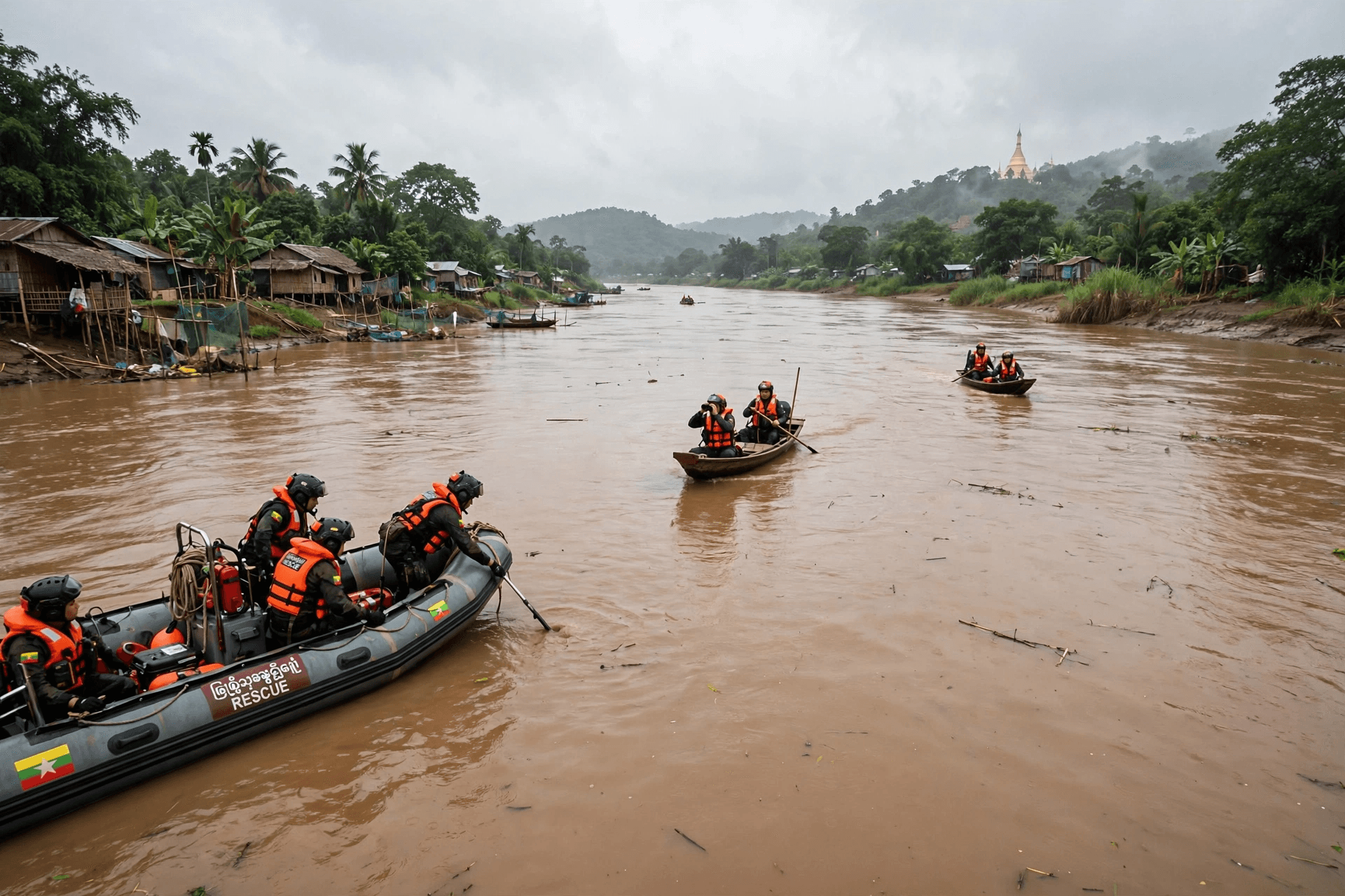 Bago River Tragedy: Six Passengers Missing And Presumed Dead After Boat Capsizes In Myanmar