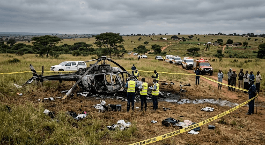 Tragedy in Marondera: High-Profile Businessman Among 6 Dead in Zimbabwe Helicopter Crash
