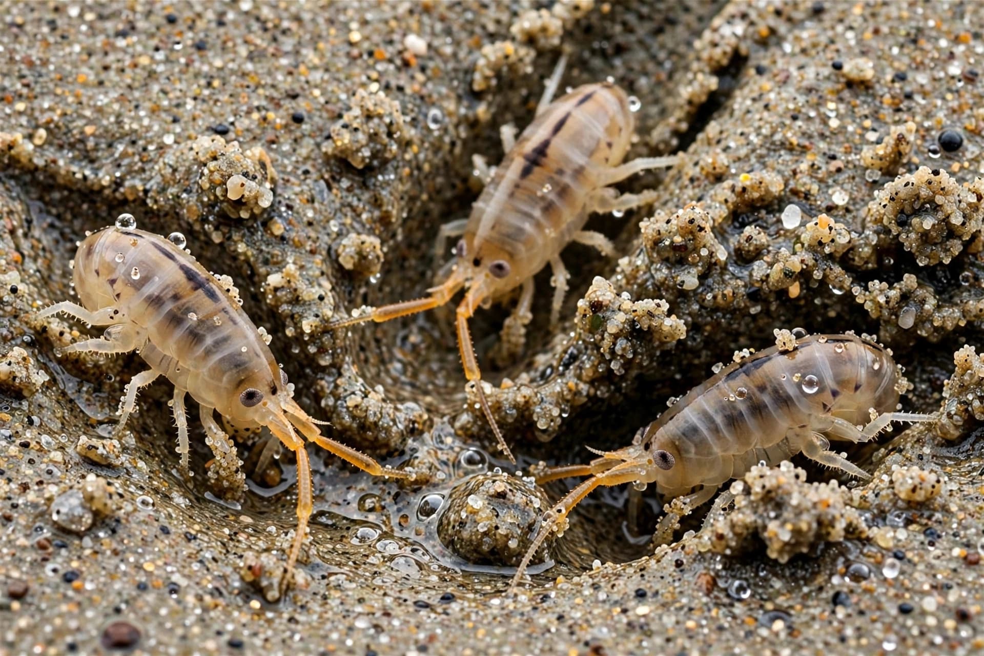Tiny crustaceans move mountains of sand on beaches