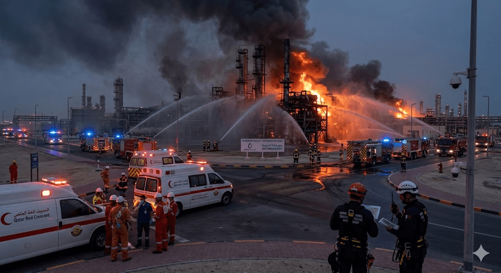 Crisis at Ras Laffan: 54 Injured, 18 Missing After Explosion Rocks Qatar Gas Plant
