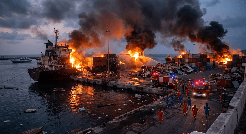 Houthi Missile Barrage Strikes Yemen’s Mokha Port in Escalating Red Sea Crisis
