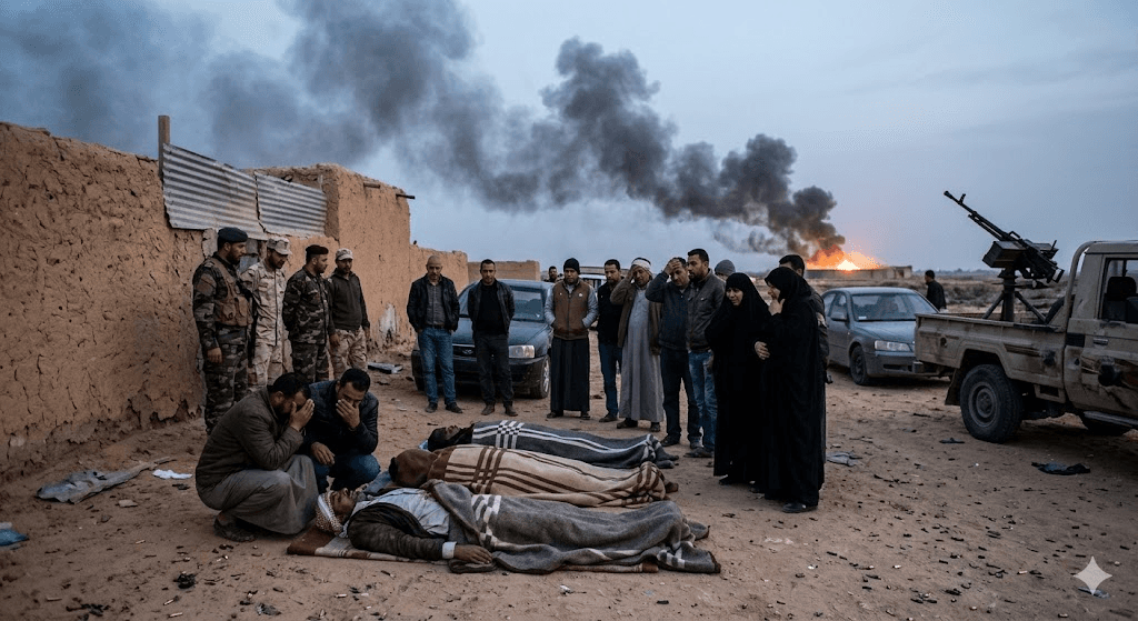 Deadly Clashes South of Tripoli Leave at least 3 Dead in Bir Tarfas Deadly Clashes South of Tripoli Leave at least 3 Dead in Bir Tarfas