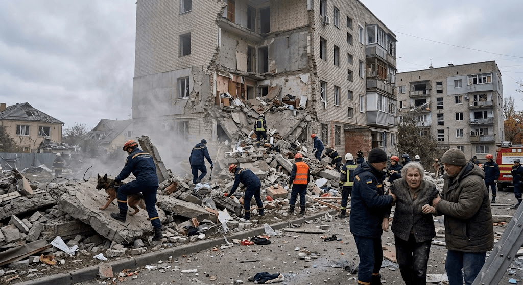 Tragedy in Ukraine: Russian Strikes Kill 8, Including 3 Children, in Devastating Attack Tragedy in Ukraine: Russian Strikes Kill 8, Including 3 Children, in Devastating Attack