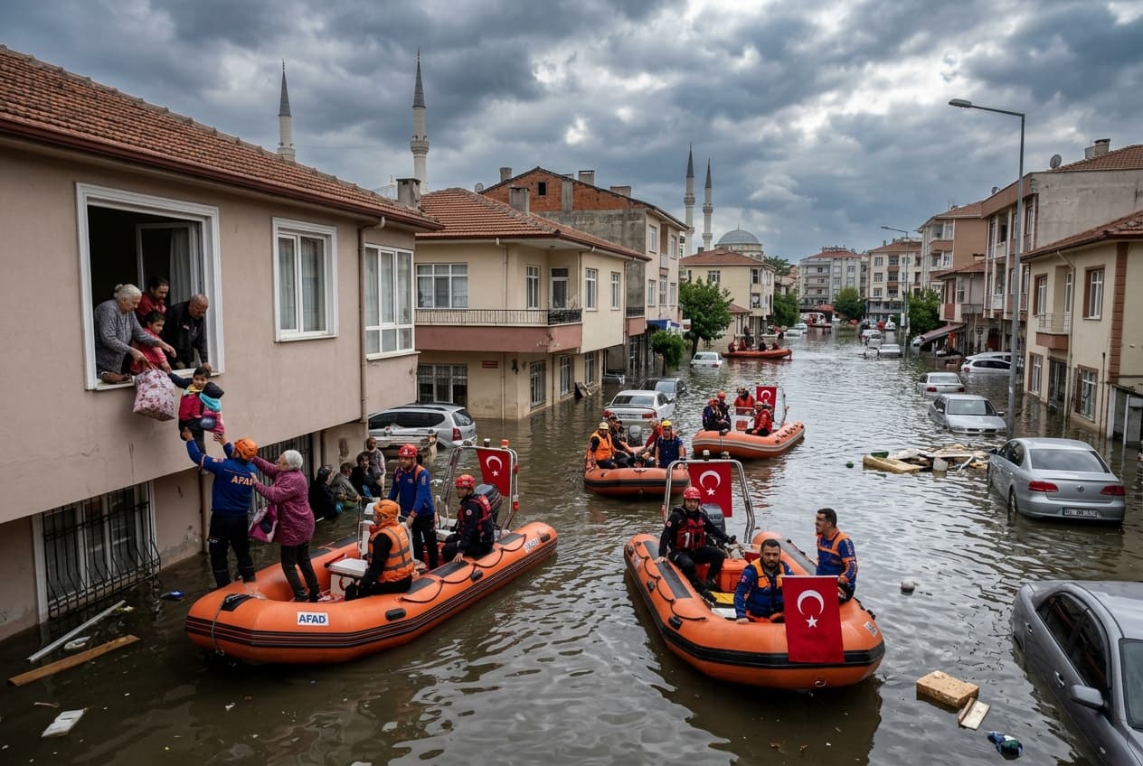 Marmara Region Floods In Turkey Leave Nine Dead, Homes Submerged, Emergency Response Continues Marmara Region Floods In Turkey Leave Nine Dead, Homes Submerged, Emergency Response Continues