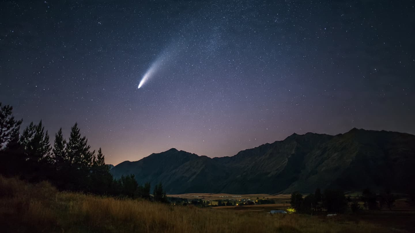 When a distant traveler briefly becomes part of our shared sky When a distant traveler briefly becomes part of our shared sky