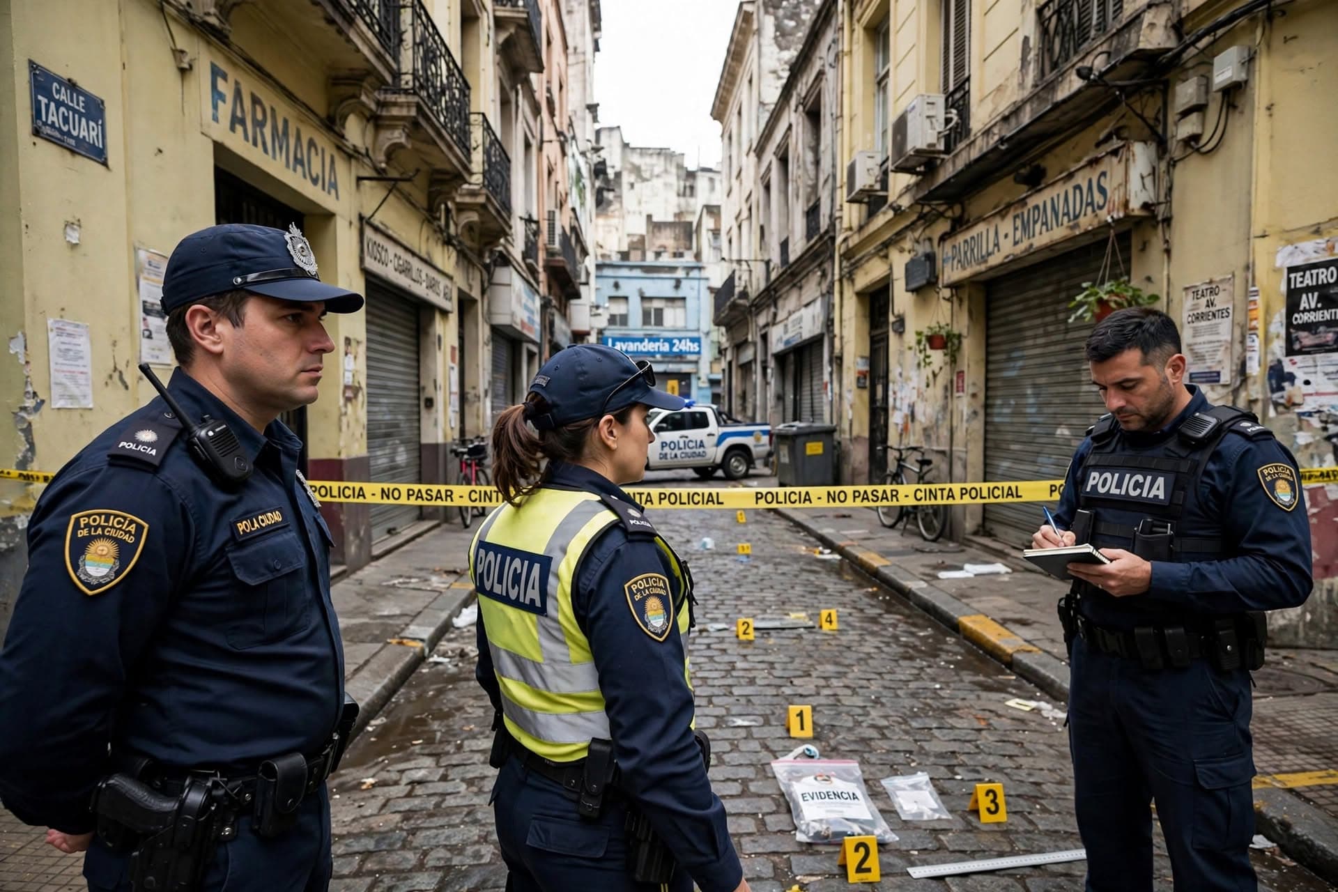 Buenos Aires Downtown Alley, Fatal Stabbing Leaves One Dead, Police Arrest Suspect On Block Buenos Aires Downtown Alley, Fatal Stabbing Leaves One Dead, Police Arrest Suspect On Block