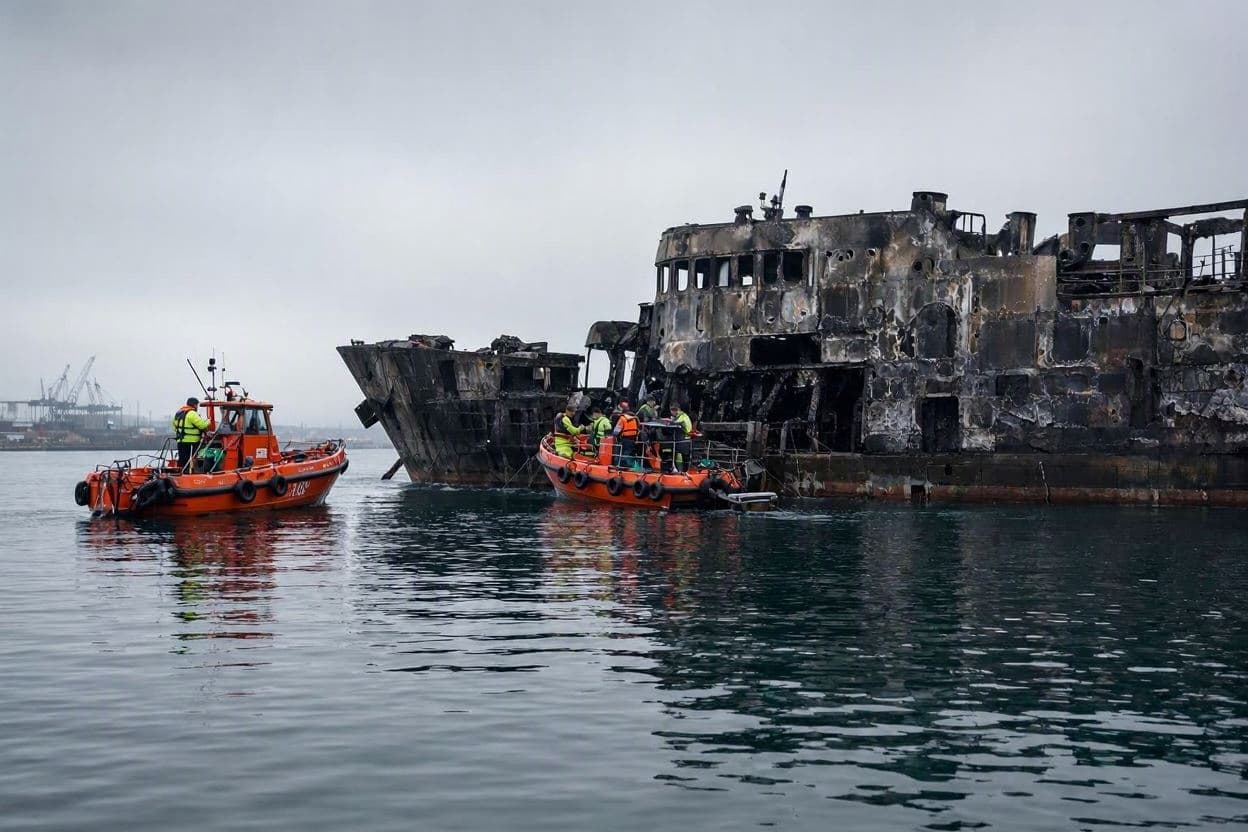 Rising Toll: The Heartbreak of the Philippine Ferry Fire Rising Toll: The Heartbreak of the Philippine Ferry Fire