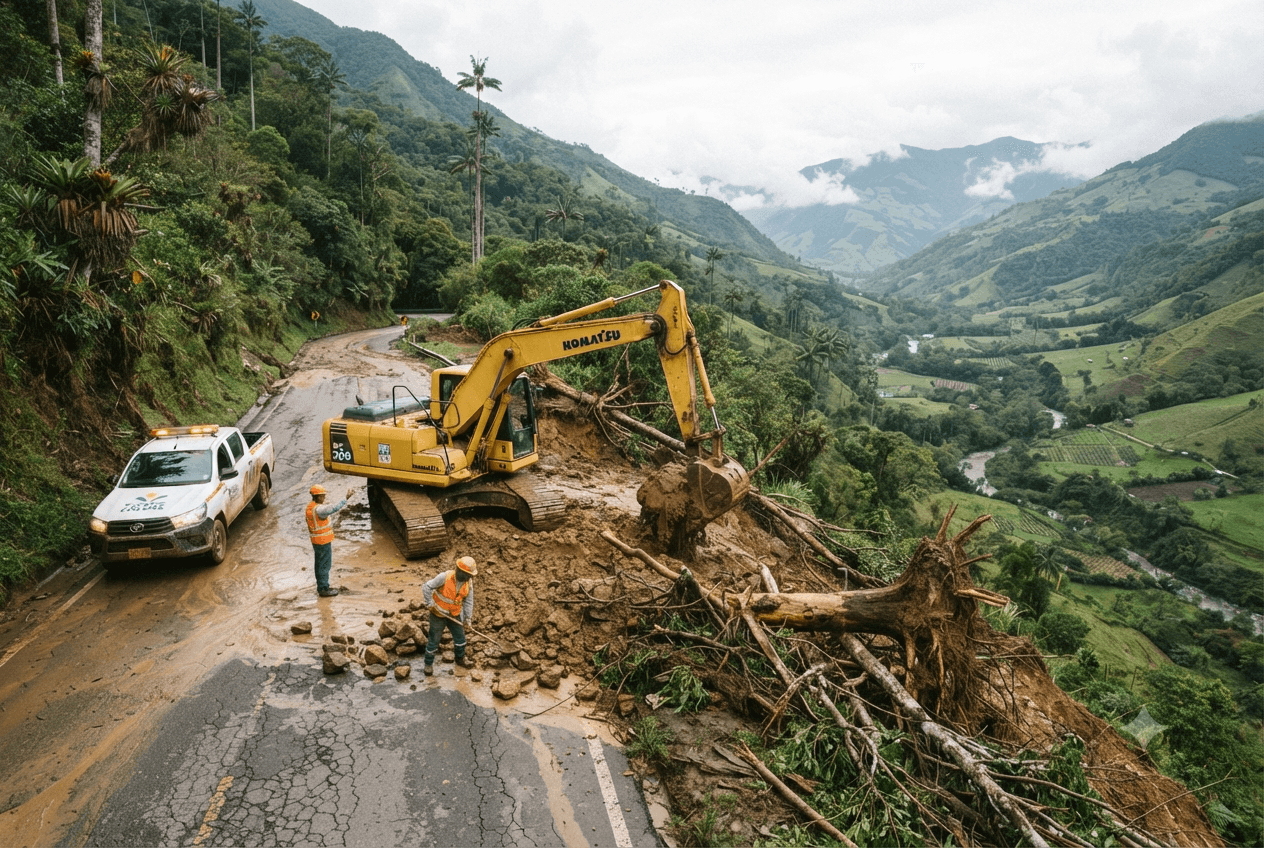 Antioquia Landslide Tragedy: Torrential Rains Leave Three Dead and Several Missing Across Valleys Antioquia Landslide Tragedy: Torrential Rains Leave Three Dead and Several Missing Across Valleys