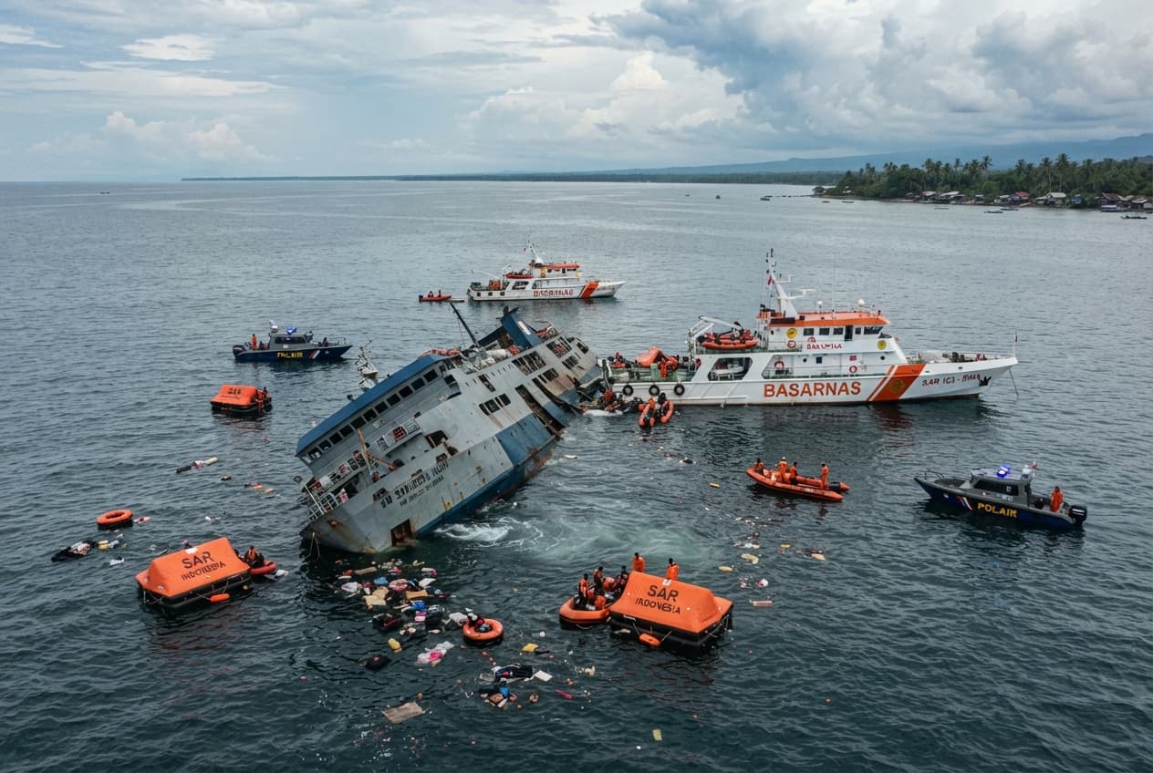 Java Sea Search: Rescuers Recover Seven More Bodies From Capsized Ferry, Death Toll Reaches Twenty-Six Java Sea Search: Rescuers Recover Seven More Bodies From Capsized Ferry, Death Toll Reaches Twenty-Six