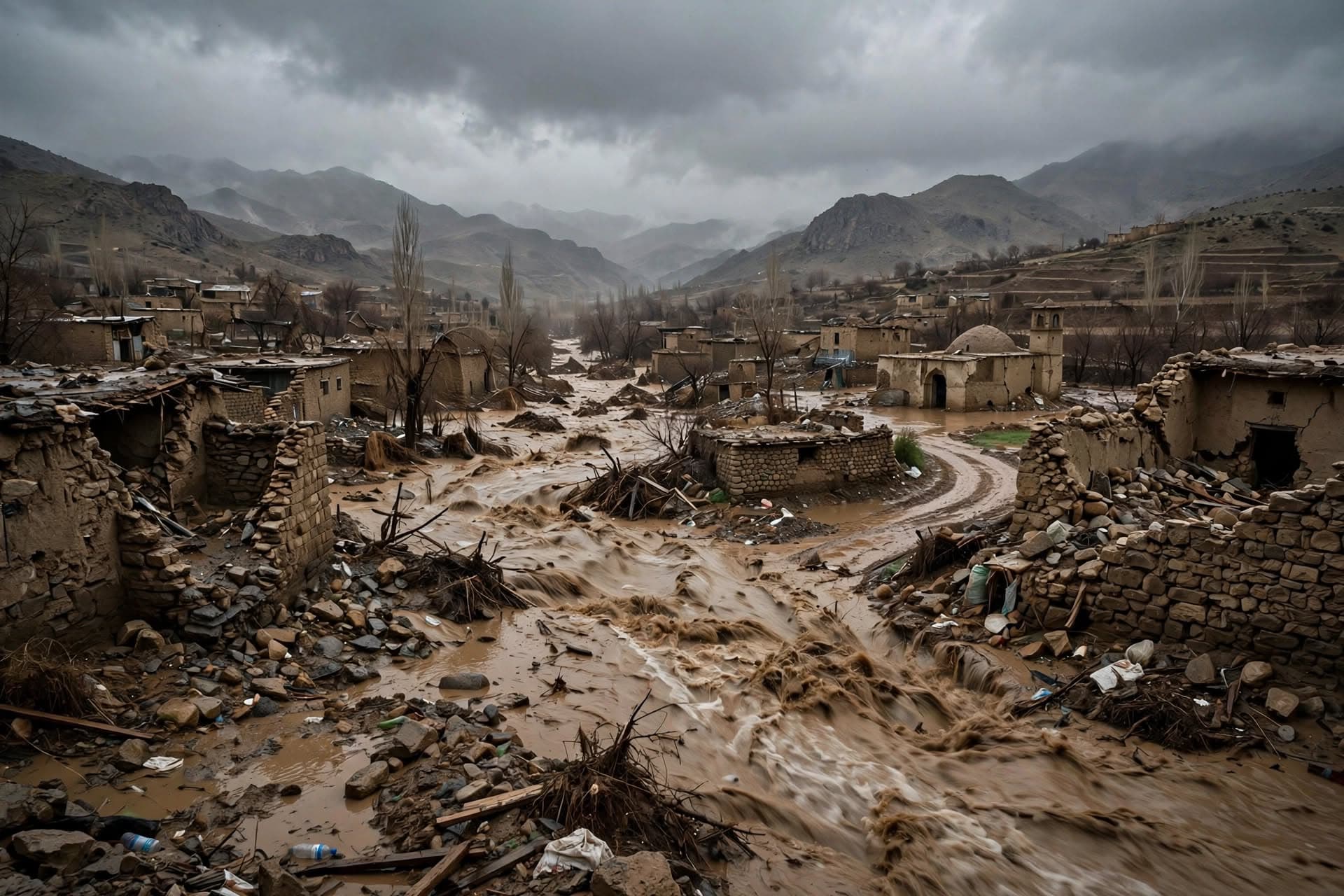 Severe Flooding In Southern Iran: Sudden Water Surge In Fars Province Wounds Two Villagers Severe Flooding In Southern Iran: Sudden Water Surge In Fars Province Wounds Two Villagers