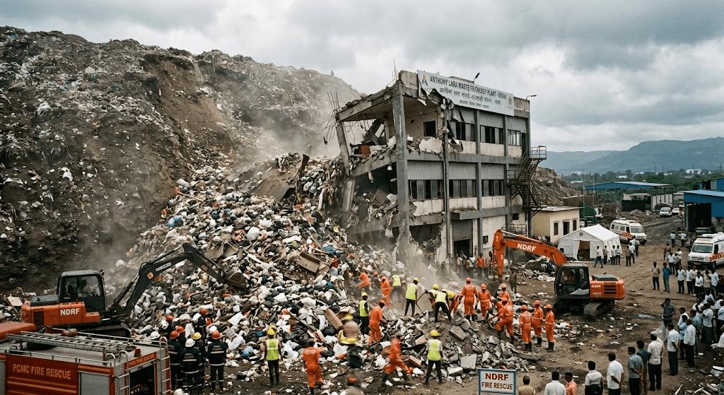Disaster in Moshi: Trash Avalanche Collapses 3-Story Building at Waste-to-Energy Plant Disaster in Moshi: Trash Avalanche Collapses 3-Story Building at Waste-to-Energy Plant