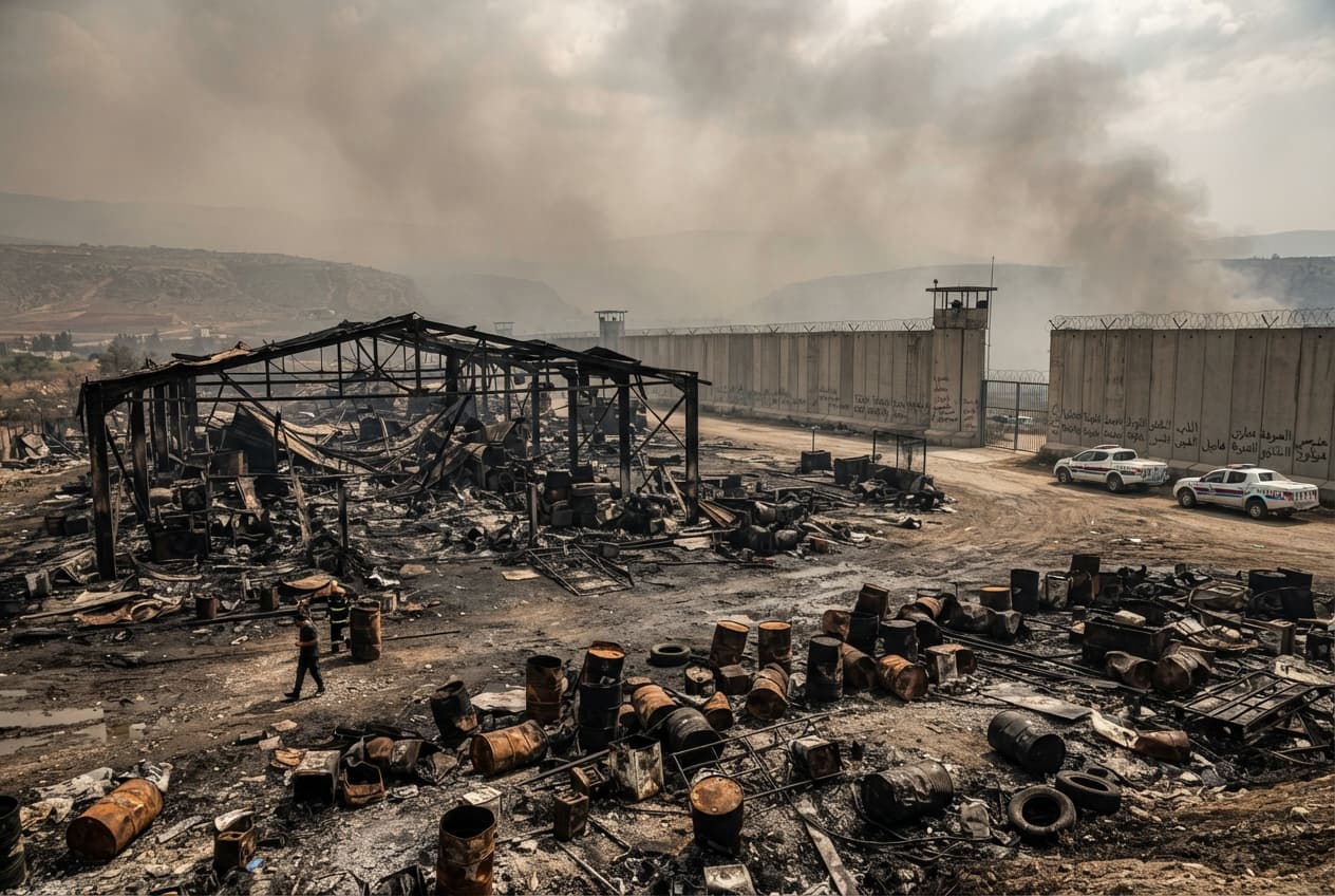 Border Fuel Depot Blast: Four Killed In Accidental Explosion Near Syrian Frontier Infrastructure Border Fuel Depot Blast: Four Killed In Accidental Explosion Near Syrian Frontier Infrastructure