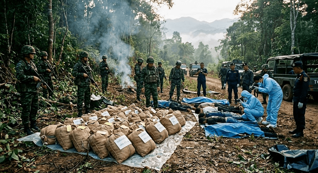 Border Clash: 9 Suspected Drug Traffickers Killed in Violent Thai Security Operation Border Clash: 9 Suspected Drug Traffickers Killed in Violent Thai Security Operation