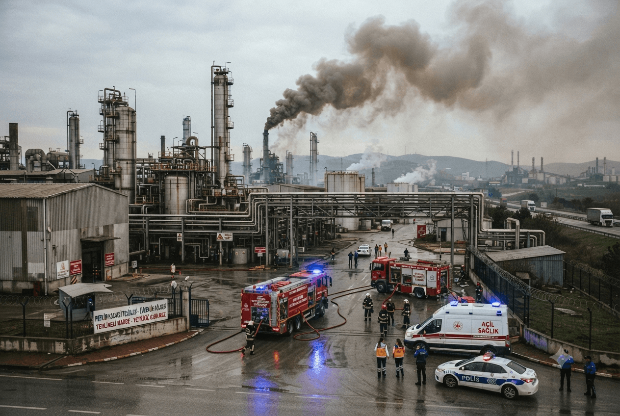 Industrial Tragedy: Four Workers Killed In Chemical Plant Gas Leak In Kocaeli, Turkey Today Industrial Tragedy: Four Workers Killed In Chemical Plant Gas Leak In Kocaeli, Turkey Today
