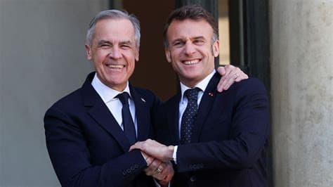 Macron and Carney to Visit French Islands After Trump’s Map Post Macron and Carney to Visit French Islands After Trump’s Map Post