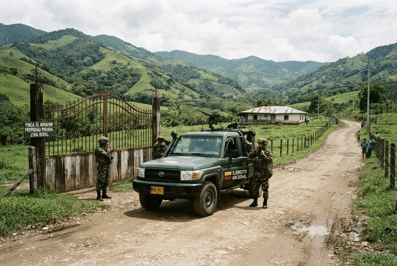 Rural Guard Fatality: Armed Men Attack Private Estate in Cauca Department, Taking Two Lives Rural Guard Fatality: Armed Men Attack Private Estate in Cauca Department, Taking Two Lives
