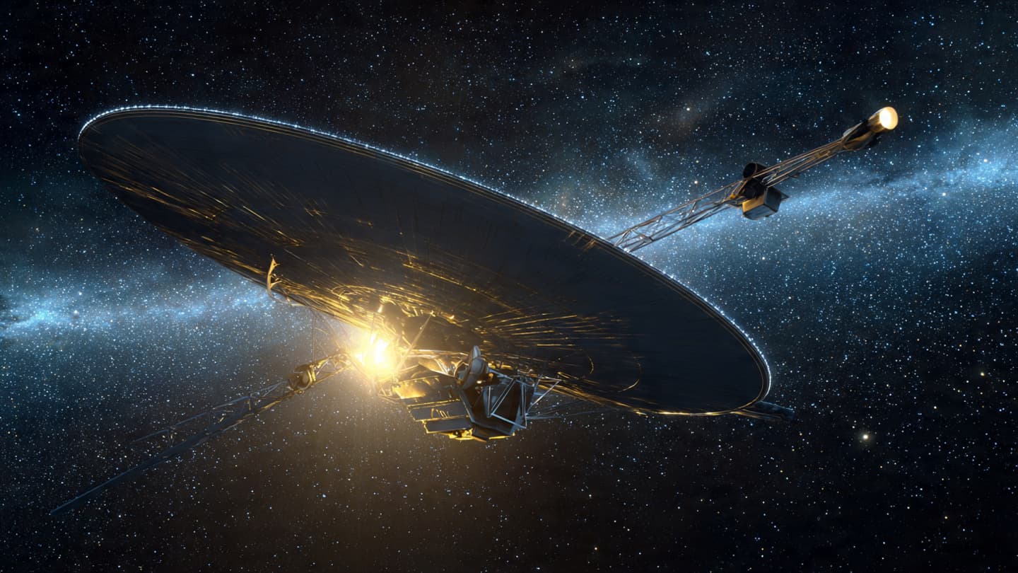 When humanity sent a quiet message into the ocean of interstellar space When humanity sent a quiet message into the ocean of interstellar space