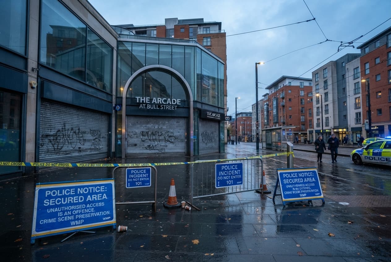 Shopping District Stabbing: Knife Attack in Central Birmingham Leaves One Victim Dead Shopping District Stabbing: Knife Attack in Central Birmingham Leaves One Victim Dead