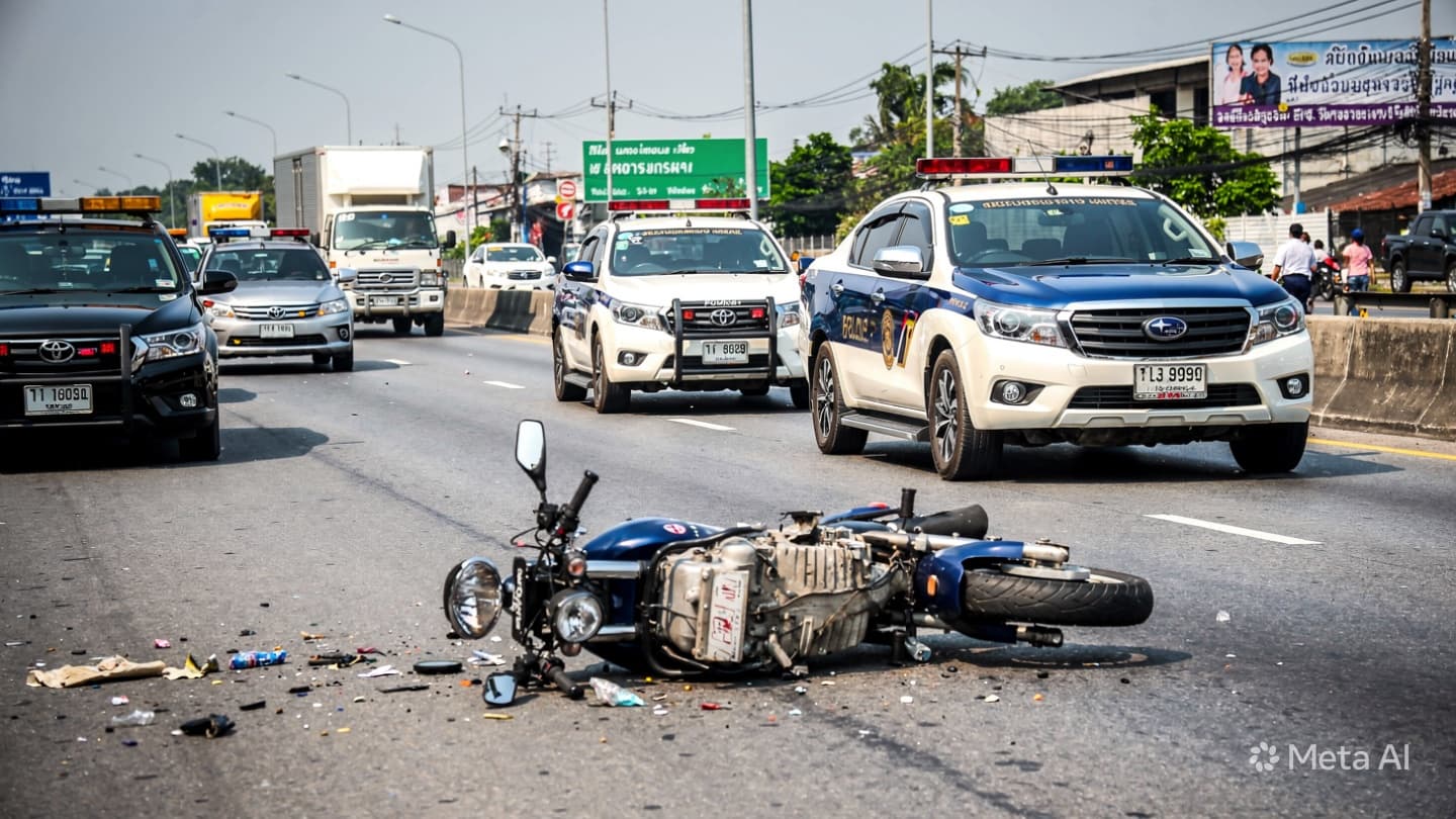Fatal Traffic Incident In Thailand: Two Die Following High-Speed Motorcycle Collision On Rural Road Fatal Traffic Incident In Thailand: Two Die Following High-Speed Motorcycle Collision On Rural Road