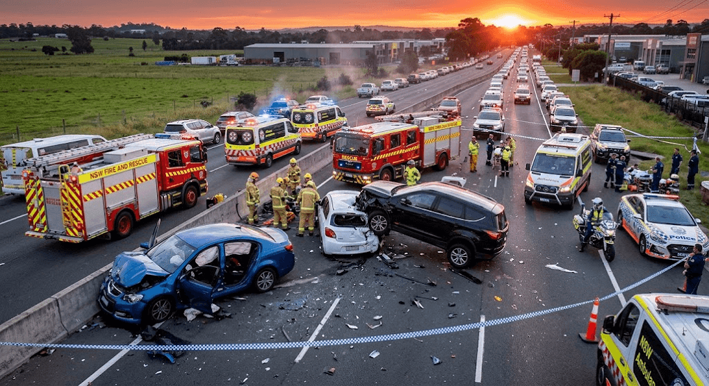 Tragedy in Berkshire Park: Woman Fighting for Life After Horrific Three-Car Crash Tragedy in Berkshire Park: Woman Fighting for Life After Horrific Three-Car Crash