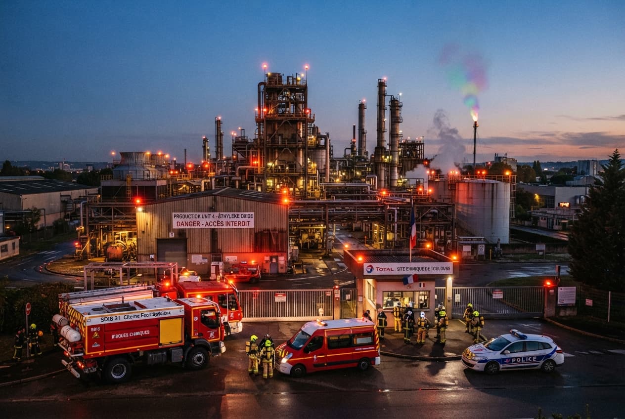 Industrial Chemical Blast: Valve Detonation Triggers Emergency Evacuation Across Toulouse Manufacturing Plant Industrial Chemical Blast: Valve Detonation Triggers Emergency Evacuation Across Toulouse Manufacturing Plant