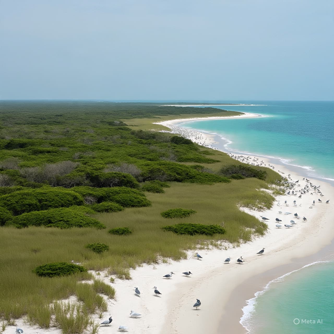 Where Feather and Sand Meet, the Sea Breathes Against an Island’s Edge Where Feather and Sand Meet, the Sea Breathes Against an Island’s Edge