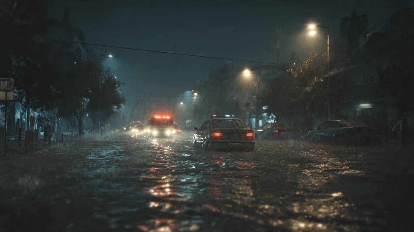 Between Ancient Hills and Sudden Rainstorms, Athens Faces Another Night Beneath Rising Waters Between Ancient Hills and Sudden Rainstorms, Athens Faces Another Night Beneath Rising Waters