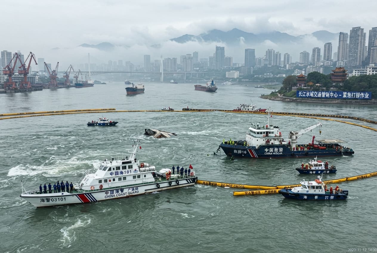 River Tragedy, China: High-Speed Tourist Boat Capsizes on Turbulent Waters, Causing Four Drowning Deaths River Tragedy, China: High-Speed Tourist Boat Capsizes on Turbulent Waters, Causing Four Drowning Deaths