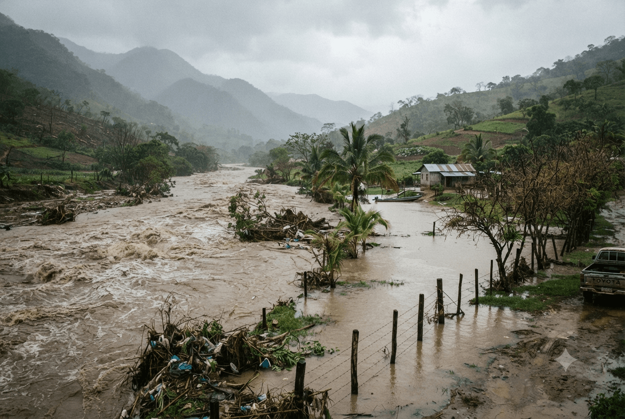 Guatemala Flash Flood: Raging Current Overturns Car Crossing Zacapa River, Killing Three Occupants Guatemala Flash Flood: Raging Current Overturns Car Crossing Zacapa River, Killing Three Occupants