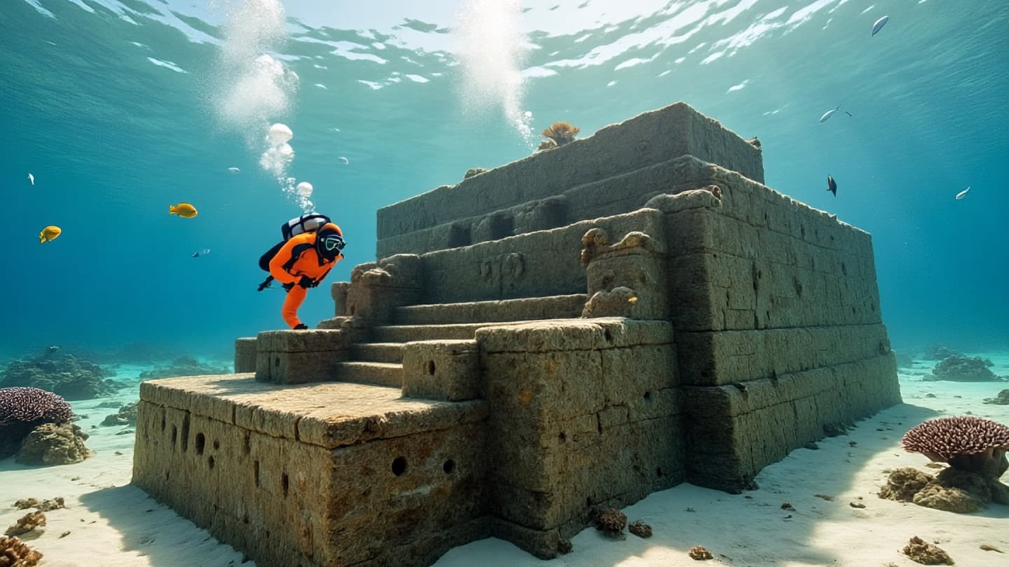 Beneath the sea, fragments of a lost wonder begin to emerge Beneath the sea, fragments of a lost wonder begin to emerge