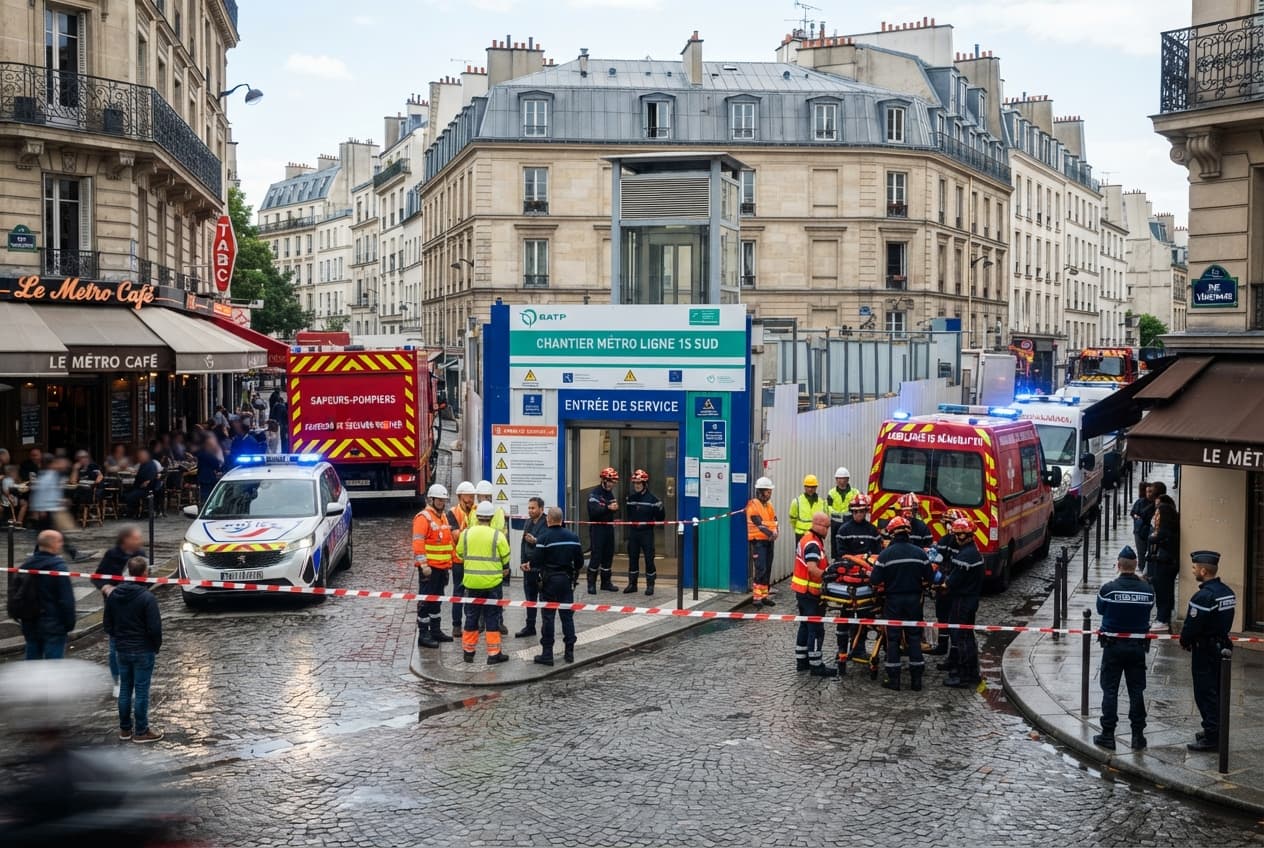 Paris Metro Disaster, France: Three Dead Following Sudden Collapse of Temporary Construction Hoist Paris Metro Disaster, France: Three Dead Following Sudden Collapse of Temporary Construction Hoist