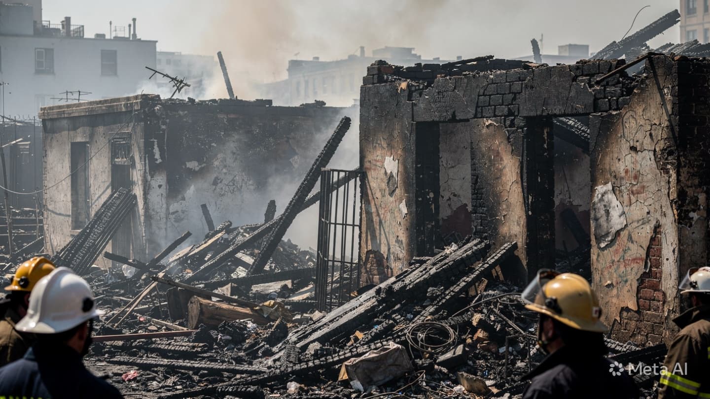 Deadly House Fire: Elderly Resident Killed in Blaze Sweeping Through Densely Populated Tambora District Deadly House Fire: Elderly Resident Killed in Blaze Sweeping Through Densely Populated Tambora District