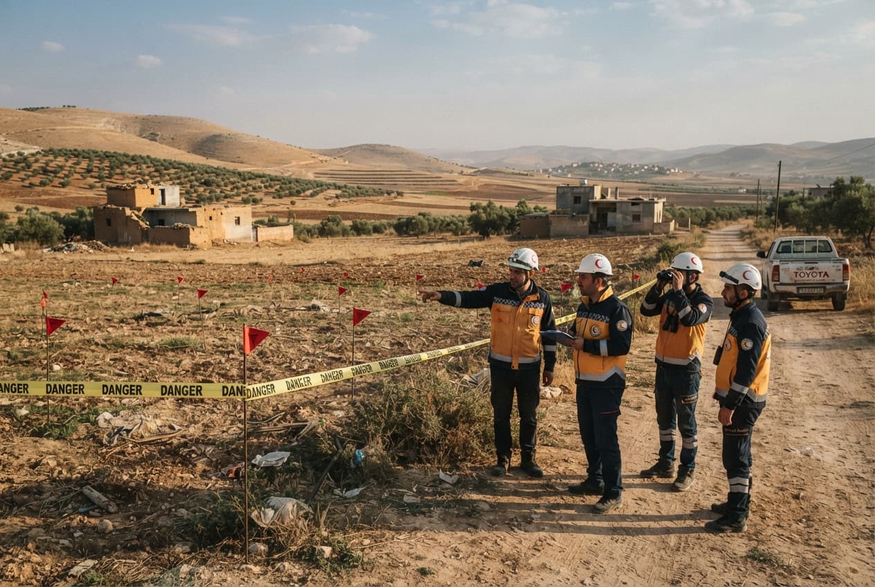 Rural Idlib Explosive Tragedies: Unexploded Ordnance Explosion Kills Young Child In Northern Syrian Countryside Rural Idlib Explosive Tragedies: Unexploded Ordnance Explosion Kills Young Child In Northern Syrian Countryside