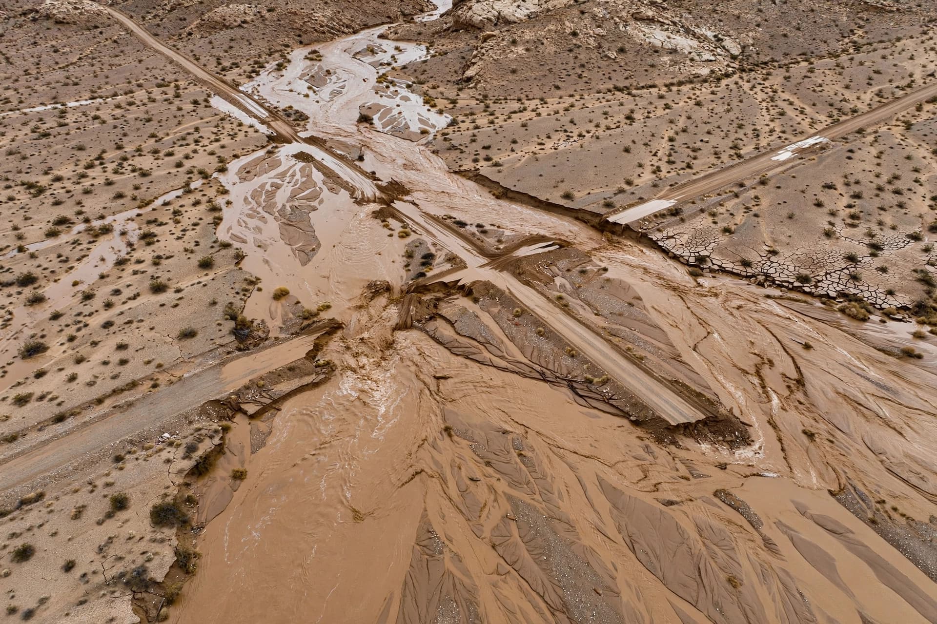 When the Desert Cannot Hold the Rain, the Water Finds Its Way When the Desert Cannot Hold the Rain, the Water Finds Its Way