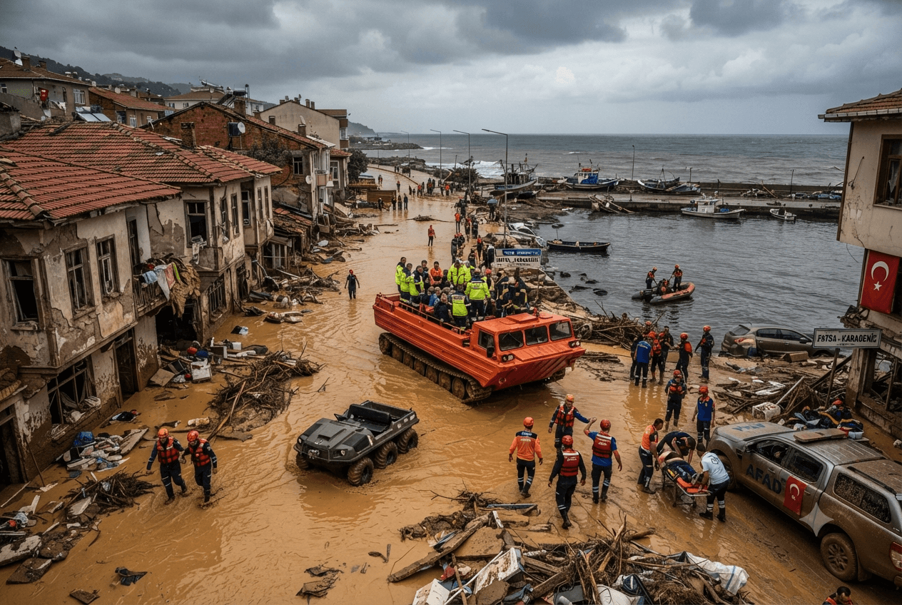 Black Sea Coast Flash Floods Leave Six Dead: Severe Mudslides Destroy Homes Across Northern Region Today Black Sea Coast Flash Floods Leave Six Dead: Severe Mudslides Destroy Homes Across Northern Region Today