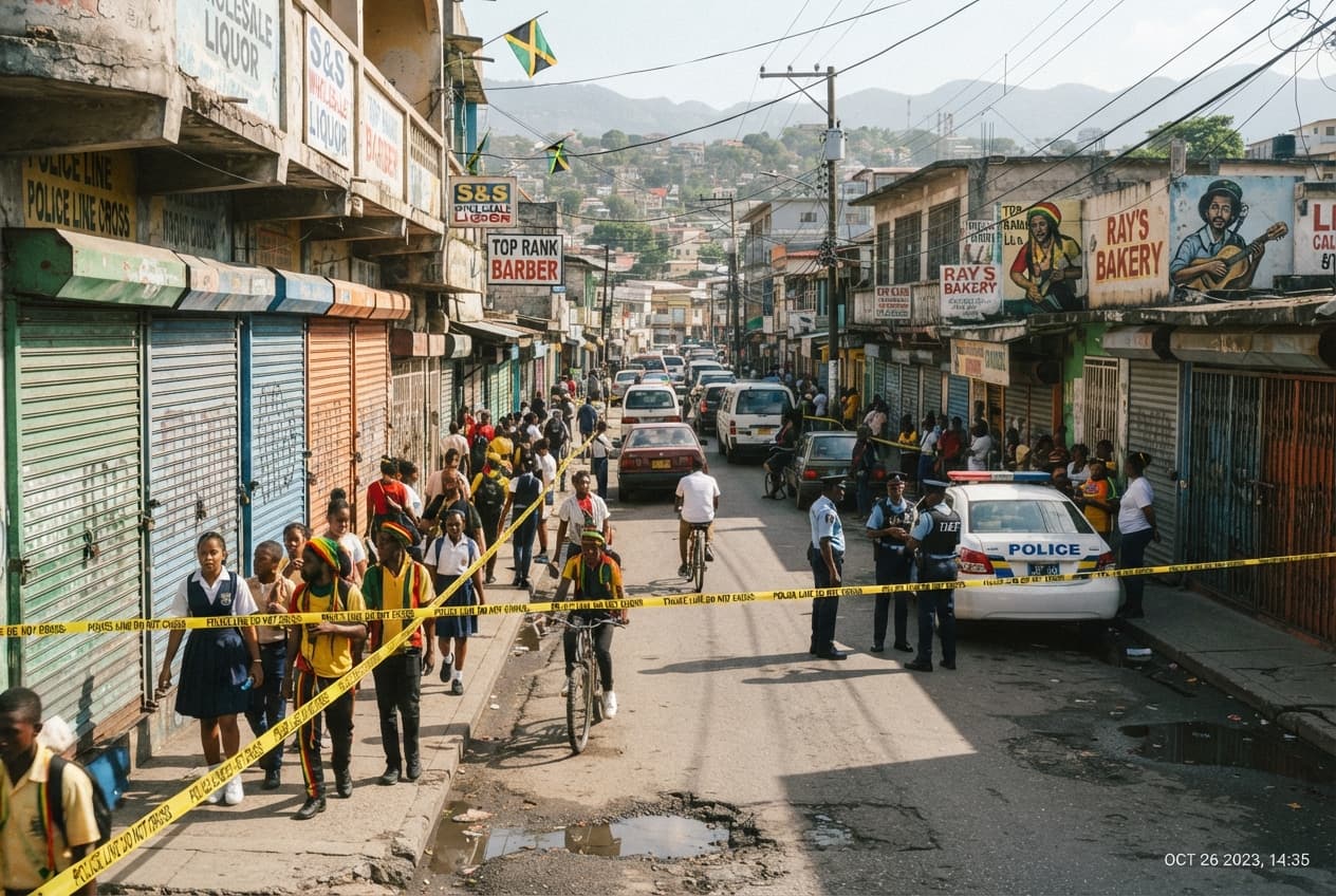 Commercial District Tragedy, Jamaica: Store Owner Killed During Armed Robbery Resistance in Kingston Commercial District Tragedy, Jamaica: Store Owner Killed During Armed Robbery Resistance in Kingston