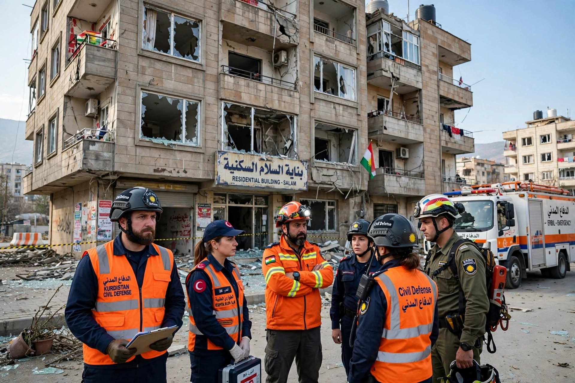 Erbil Residential Blast: Domestic Gas Cylinder Explosion In Apartment Leaves Four Family Members Injured Erbil Residential Blast: Domestic Gas Cylinder Explosion In Apartment Leaves Four Family Members Injured