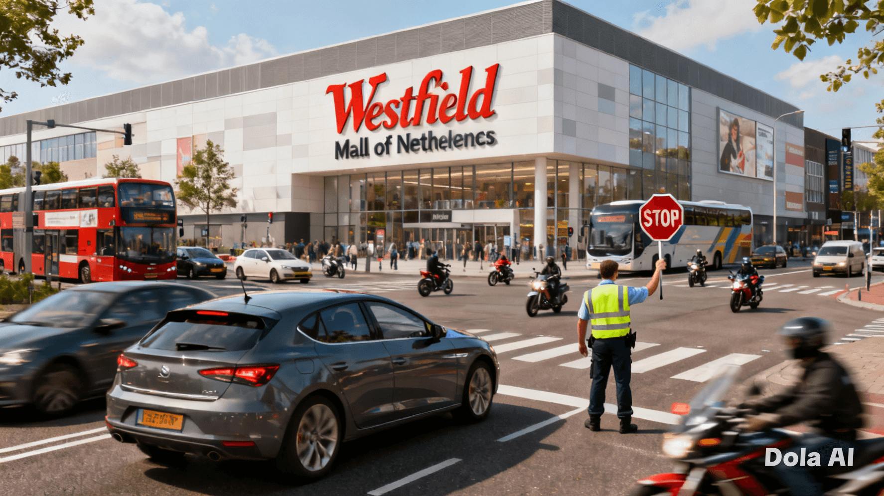 “Chaos at the Crossroads: Violence Erupts at Mall of the Netherlands” “Chaos at the Crossroads: Violence Erupts at Mall of the Netherlands”