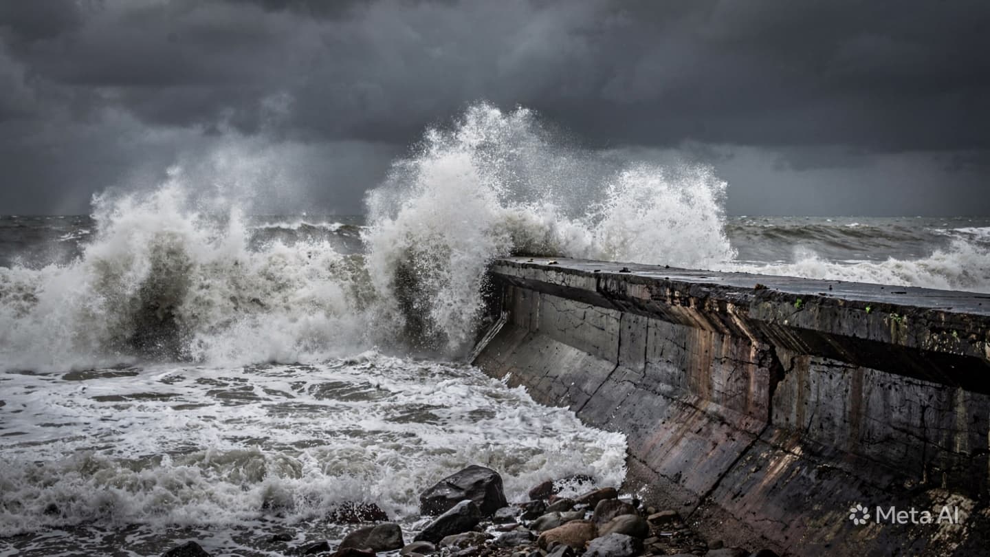 Indonesia Coastal Disaster: Storm Surge And Severe Erosion Result In One Drowning Near Coastline Indonesia Coastal Disaster: Storm Surge And Severe Erosion Result In One Drowning Near Coastline