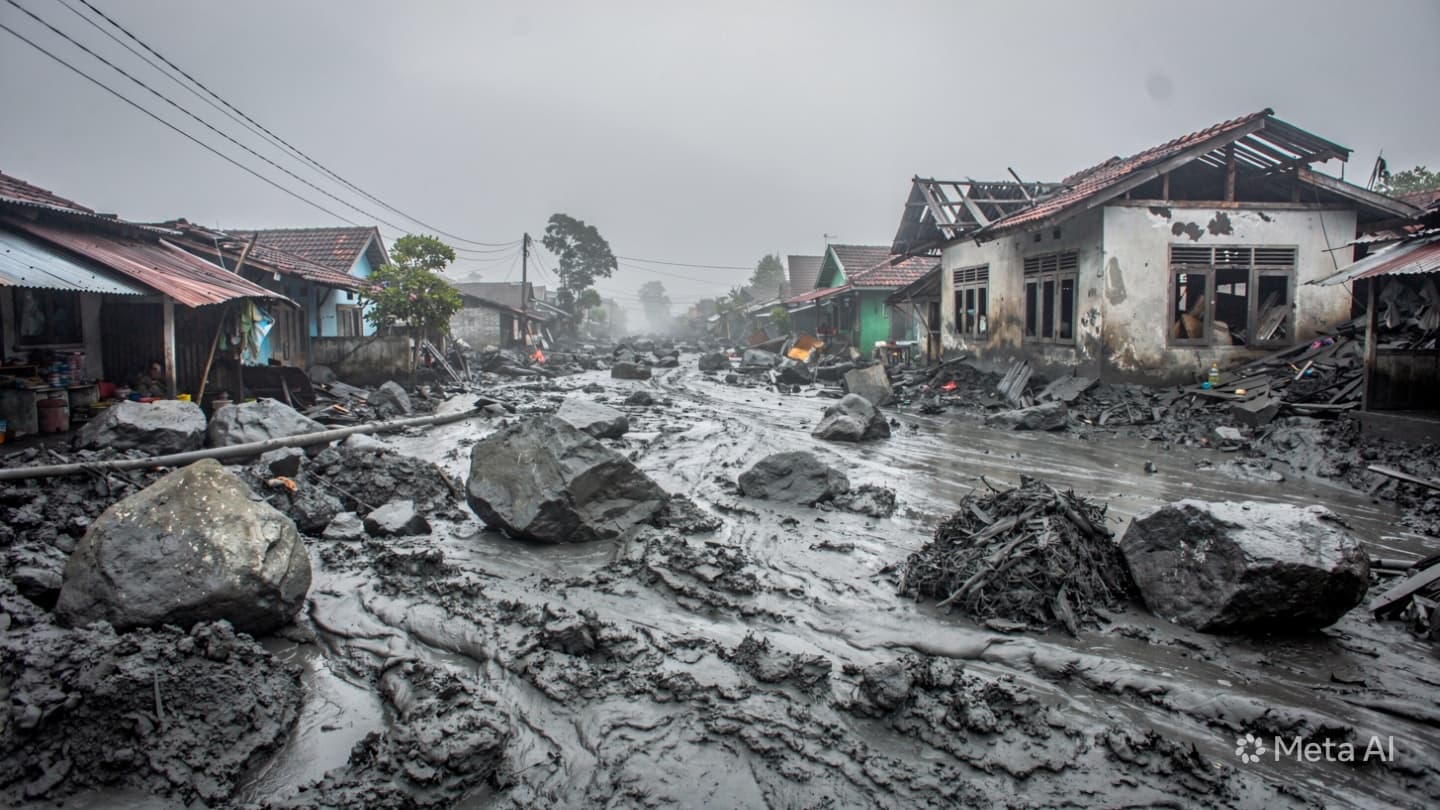 Mount Marapi Lahar Disaster: Cold Lava Flows Trap West Sumatra Villagers, Five Dead Mount Marapi Lahar Disaster: Cold Lava Flows Trap West Sumatra Villagers, Five Dead