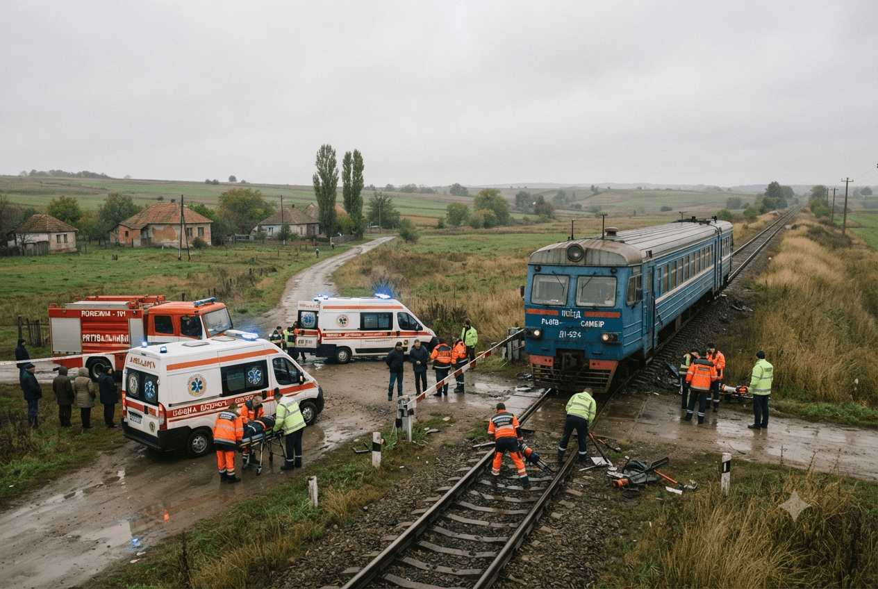 Regional Train Crash: Derailment on Central Romania Track Leaves Five Injured and One Dead Regional Train Crash: Derailment on Central Romania Track Leaves Five Injured and One Dead