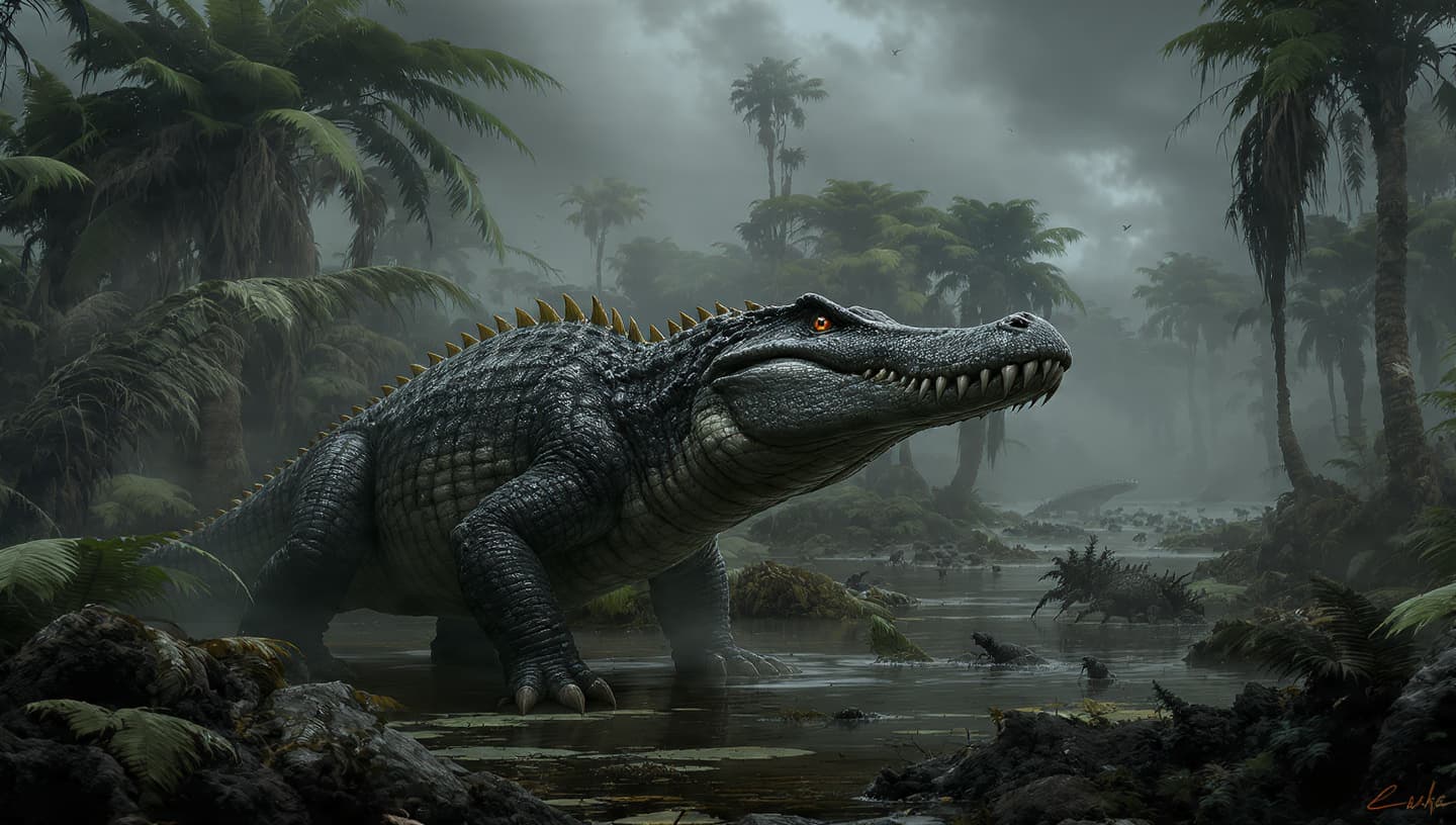 A Strange Ancient Crocodile Has Emerged From New Mexico’s Deep Geological Memory A Strange Ancient Crocodile Has Emerged From New Mexico’s Deep Geological Memory