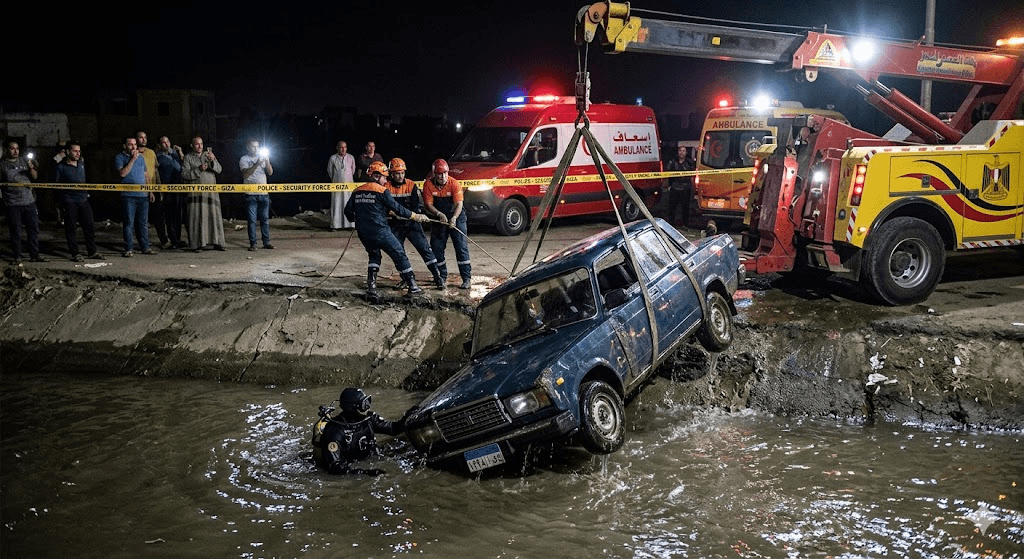 'Canal of Death' Claims More Lives: Six Killed After Car Plunges Into Egypt's Mariouteya Canal 'Canal of Death' Claims More Lives: Six Killed After Car Plunges Into Egypt's Mariouteya Canal